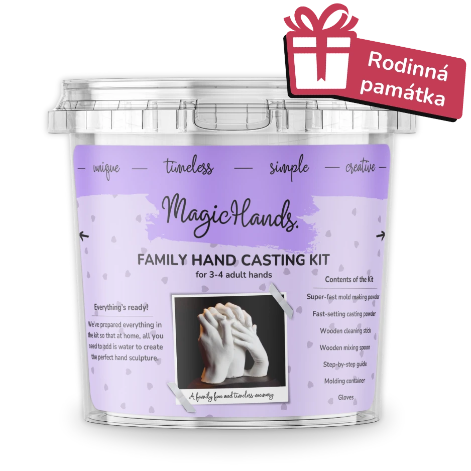 MagicHands. odlévací sada na ruce - RODINNÁ