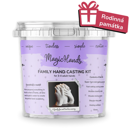 MagicHands. odlévací sada na ruce - RODINNÁ