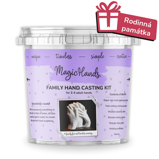 MagicHands. odlévací sada na ruce - RODINNÁ